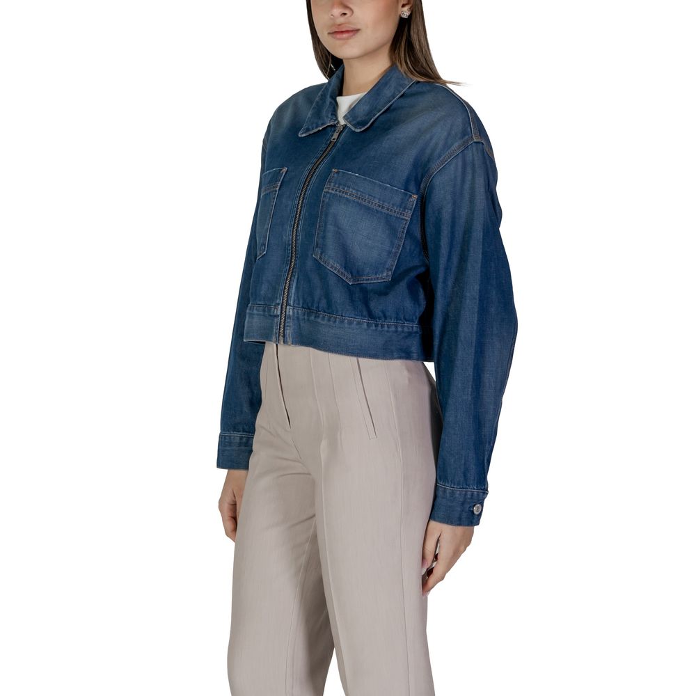 Blue Cotton Denim Jacket
