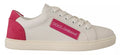 White Suede Leather Low Top Sneakers Shoes