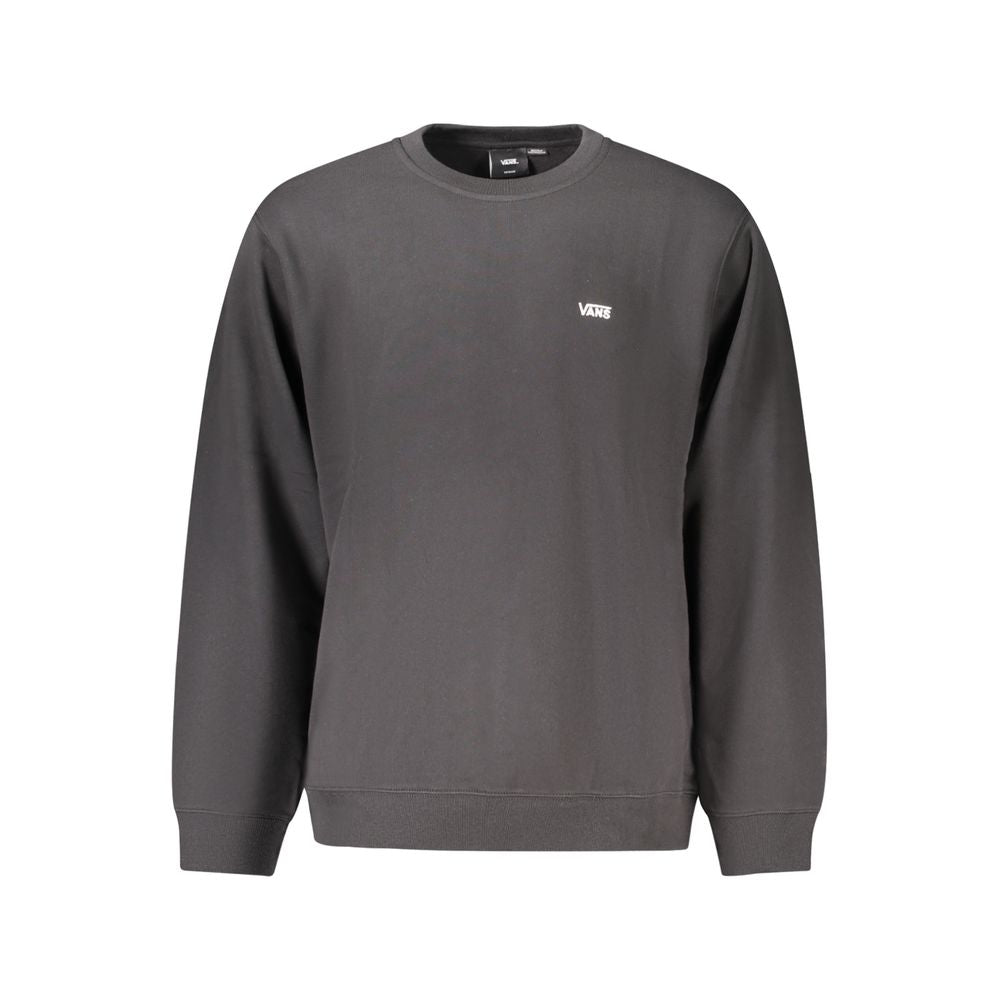 Schwarzer Baumwollpullover für Männer