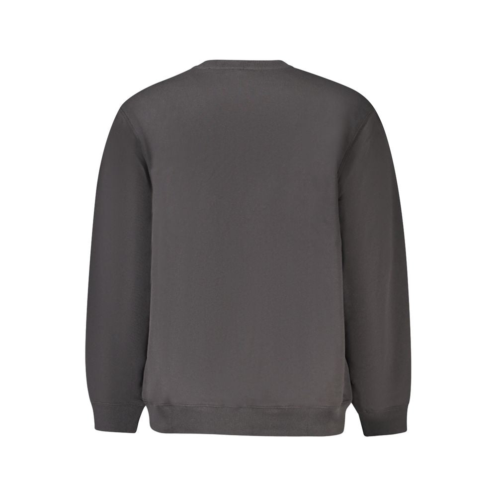 Schwarzer Baumwollpullover für Männer