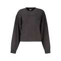 Black Cotton Women's Sweatshirt