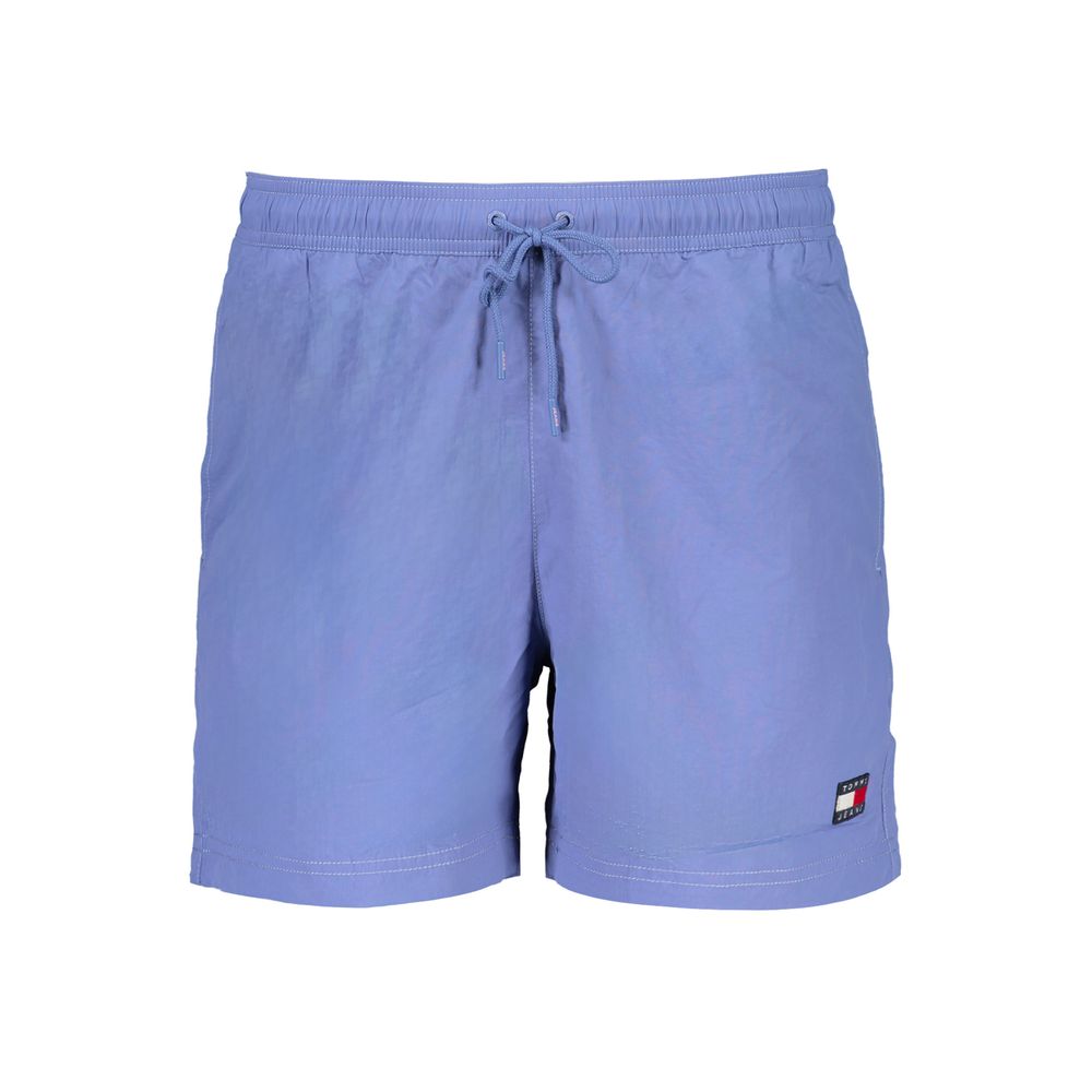 Blu Nylon Men's Swim Boxer