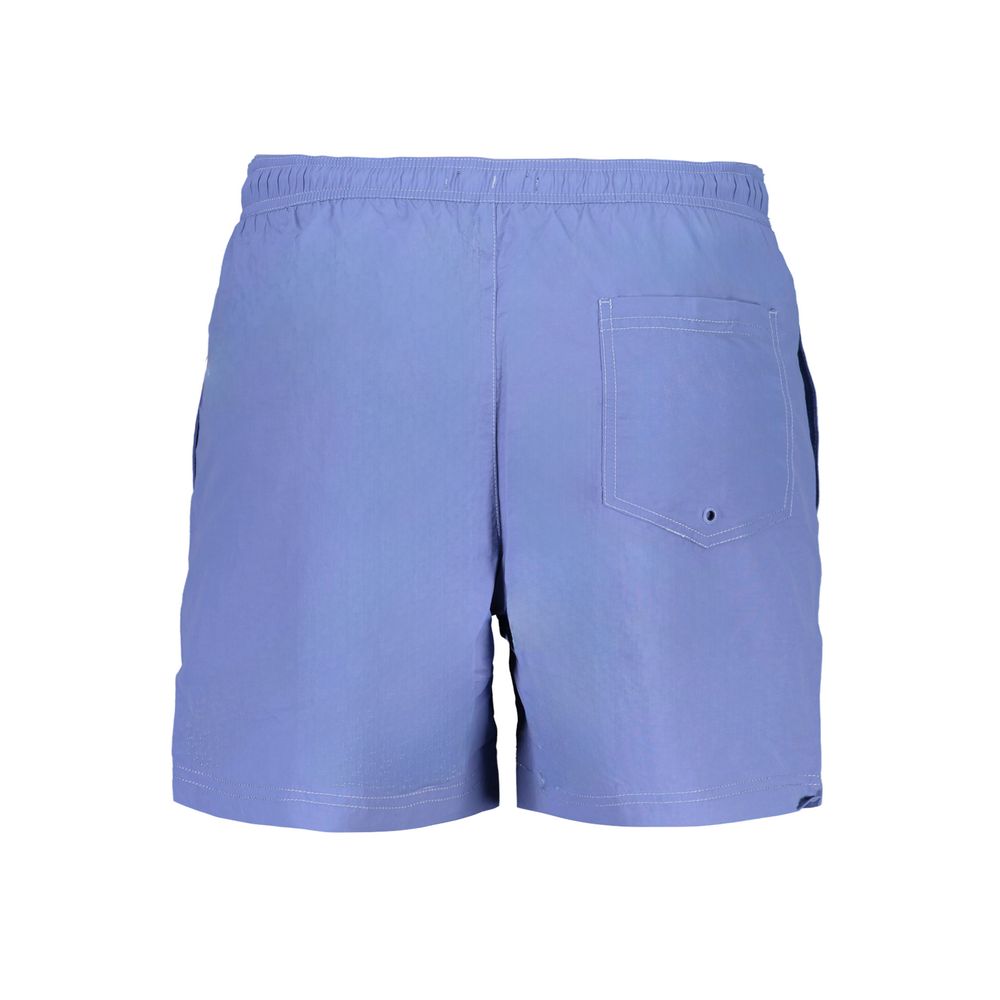 Blu Nylon Men's Swim Boxer