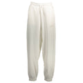 White Cotton Women's Sweatpant