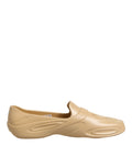 Beige Rubber Slides Low Top Sneakers Shoes