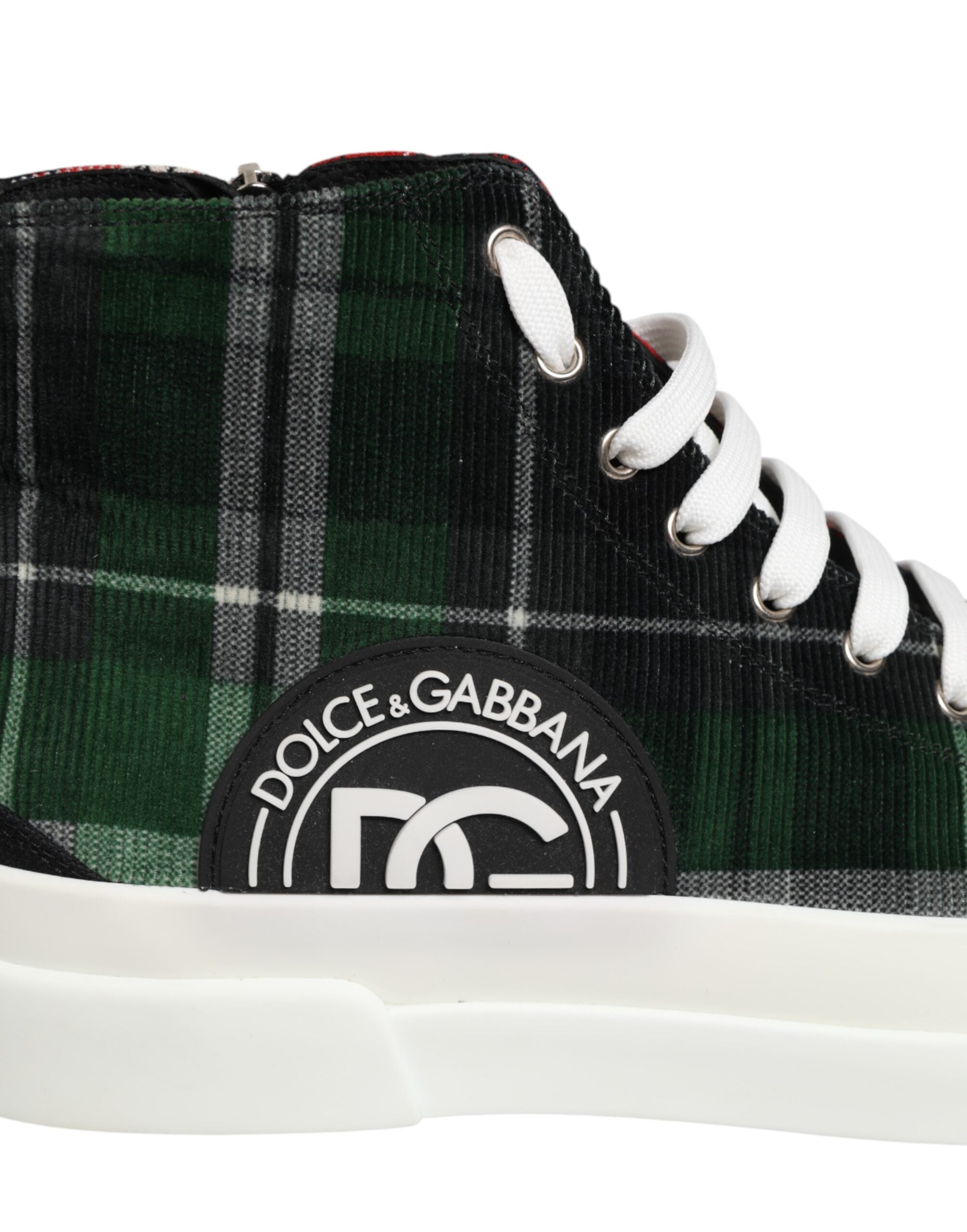 Multicolor DG Logo Men High Top Sneakers Shoes