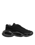 Black Lace Up Wave Low Top Men Sneaker Shoes