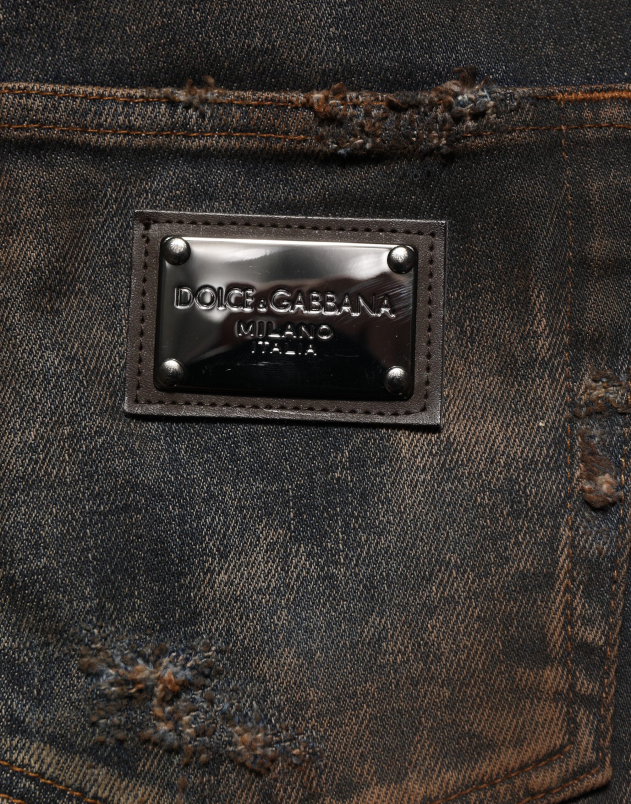 Black Cotton Skinny Tattered Men Denim Jeans