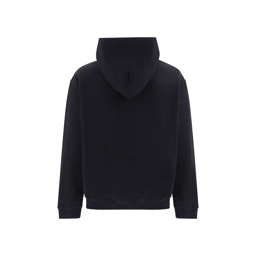 Baumwoll-Sweatshirt in Schwarz