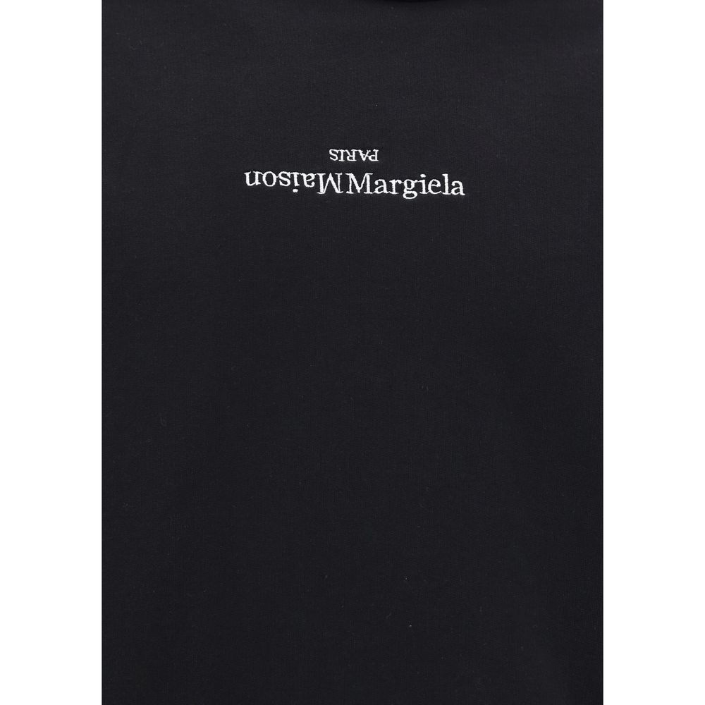 Baumwoll-Sweatshirt in Schwarz