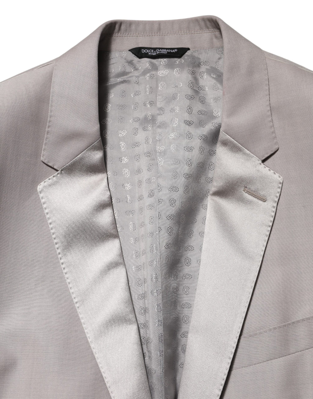 Light Gray Wool 2 Piece MARTINI Formal Suit