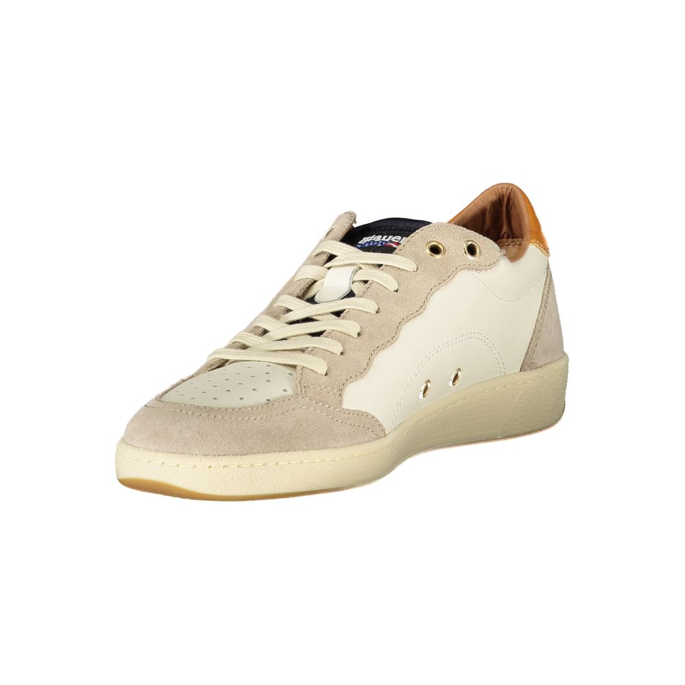 Weißer Polyester-Sneaker