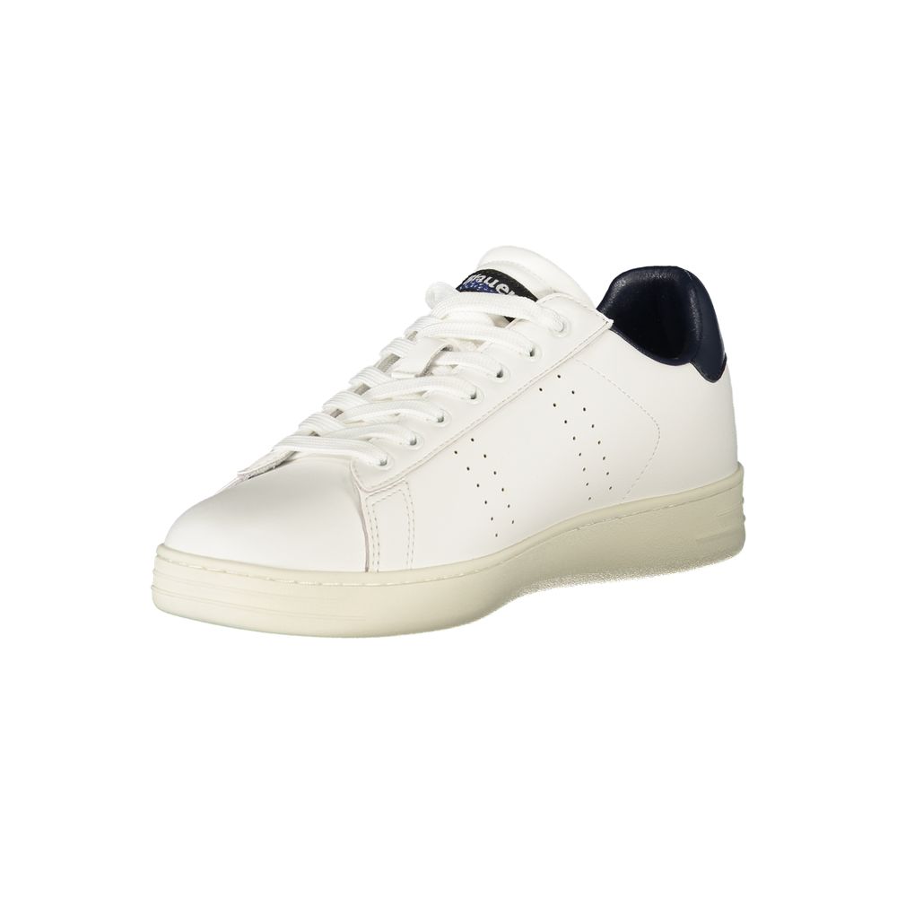 Weißer Polyester-Sneaker