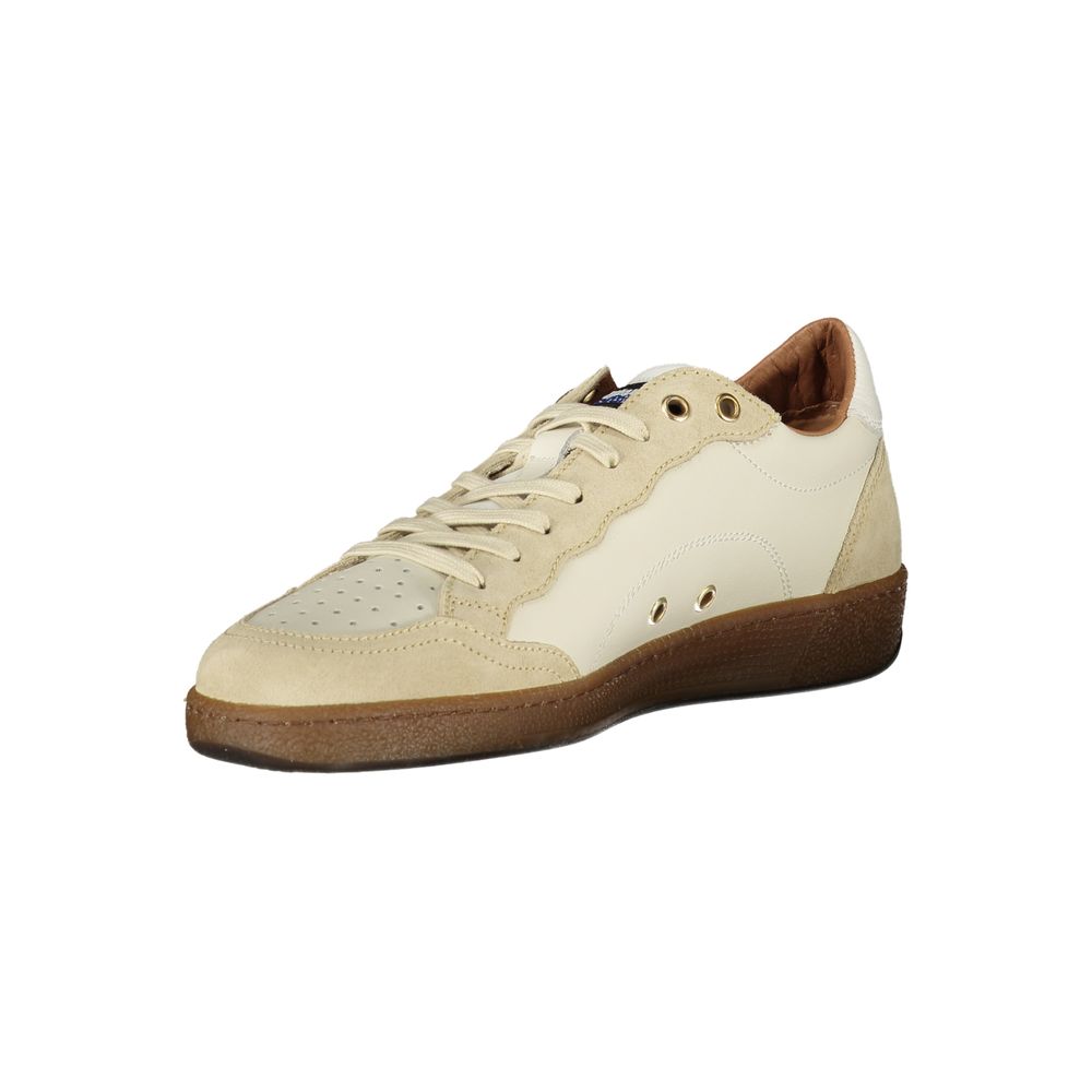 Weißer Sneaker aus Polyester