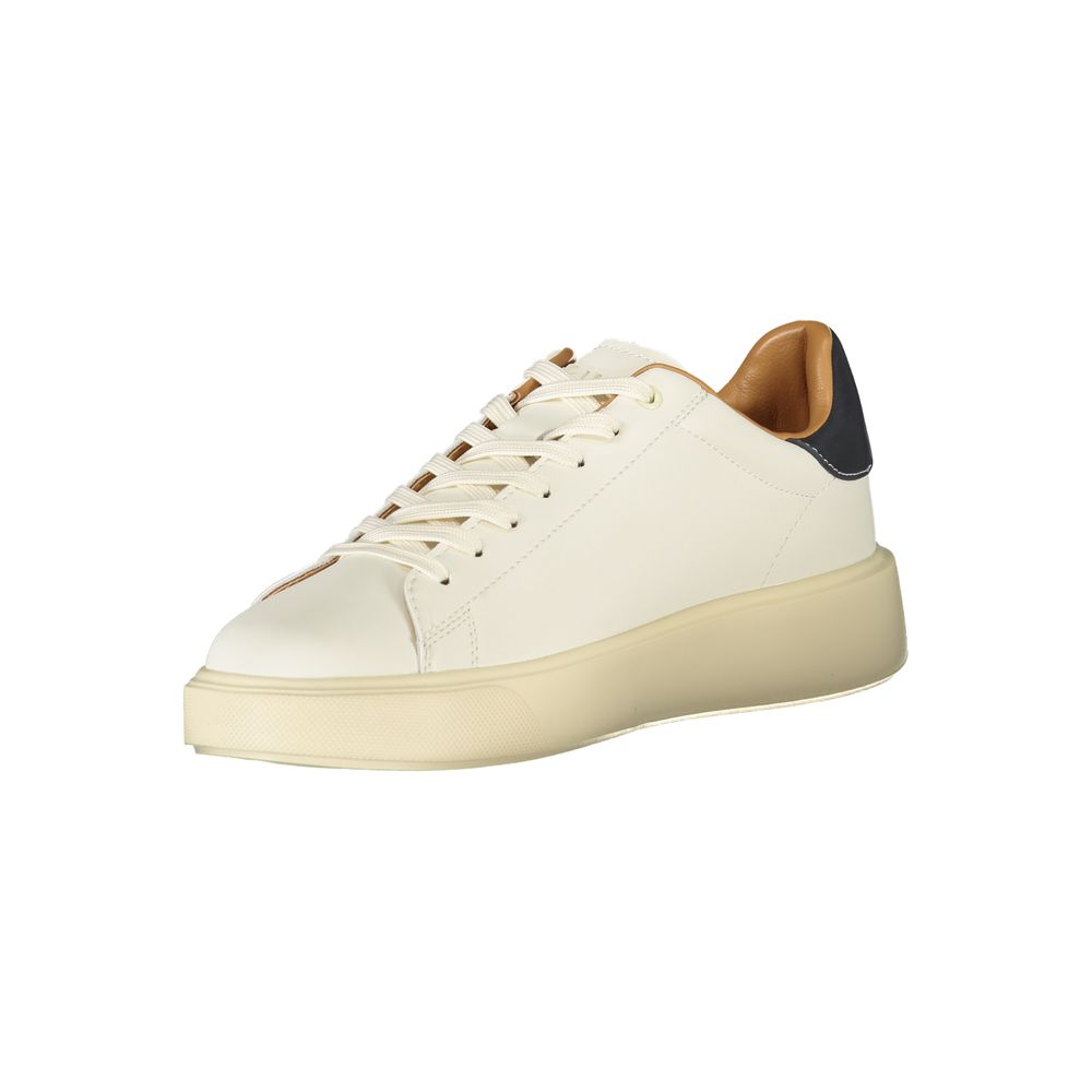 Weißer Polyester-Sneaker
