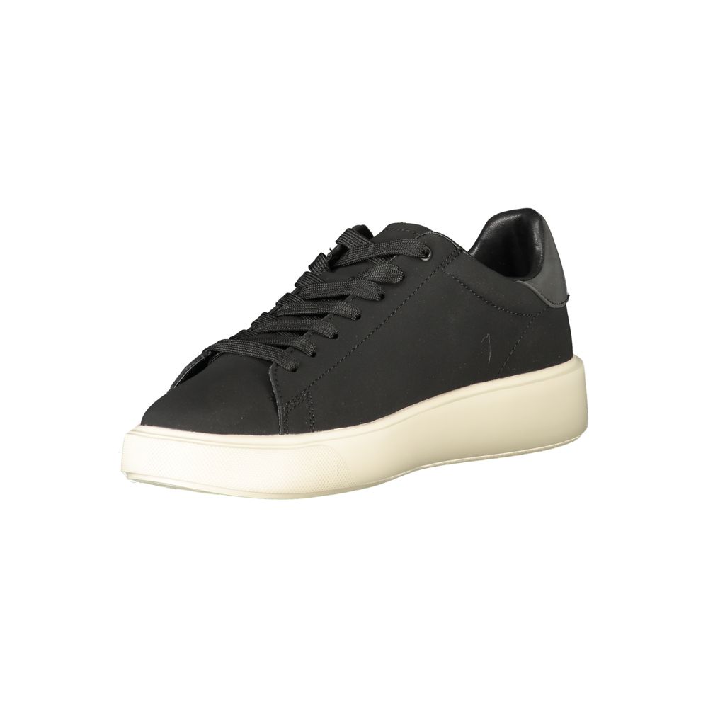Schwarzer Polyester-Sneaker
