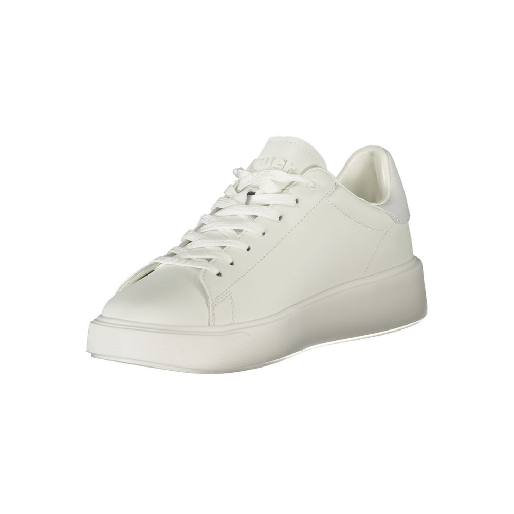Weißer Polyester-Sneaker