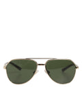 DG2125 Silver Frame Aviator Shades Eyewear Sunglasses