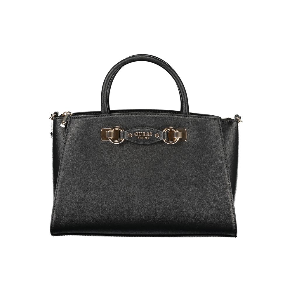 Handtasche aus schwarzem Polyethylen