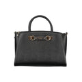 Handtasche aus schwarzem Polyethylen