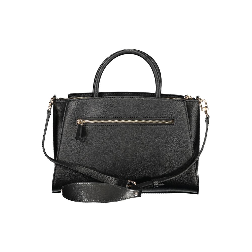 Handtasche aus schwarzem Polyethylen