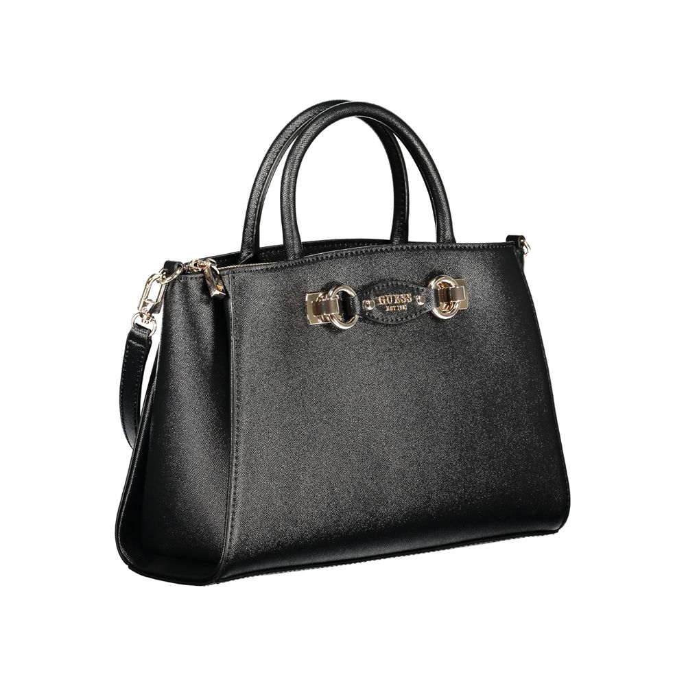 Handtasche aus schwarzem Polyethylen
