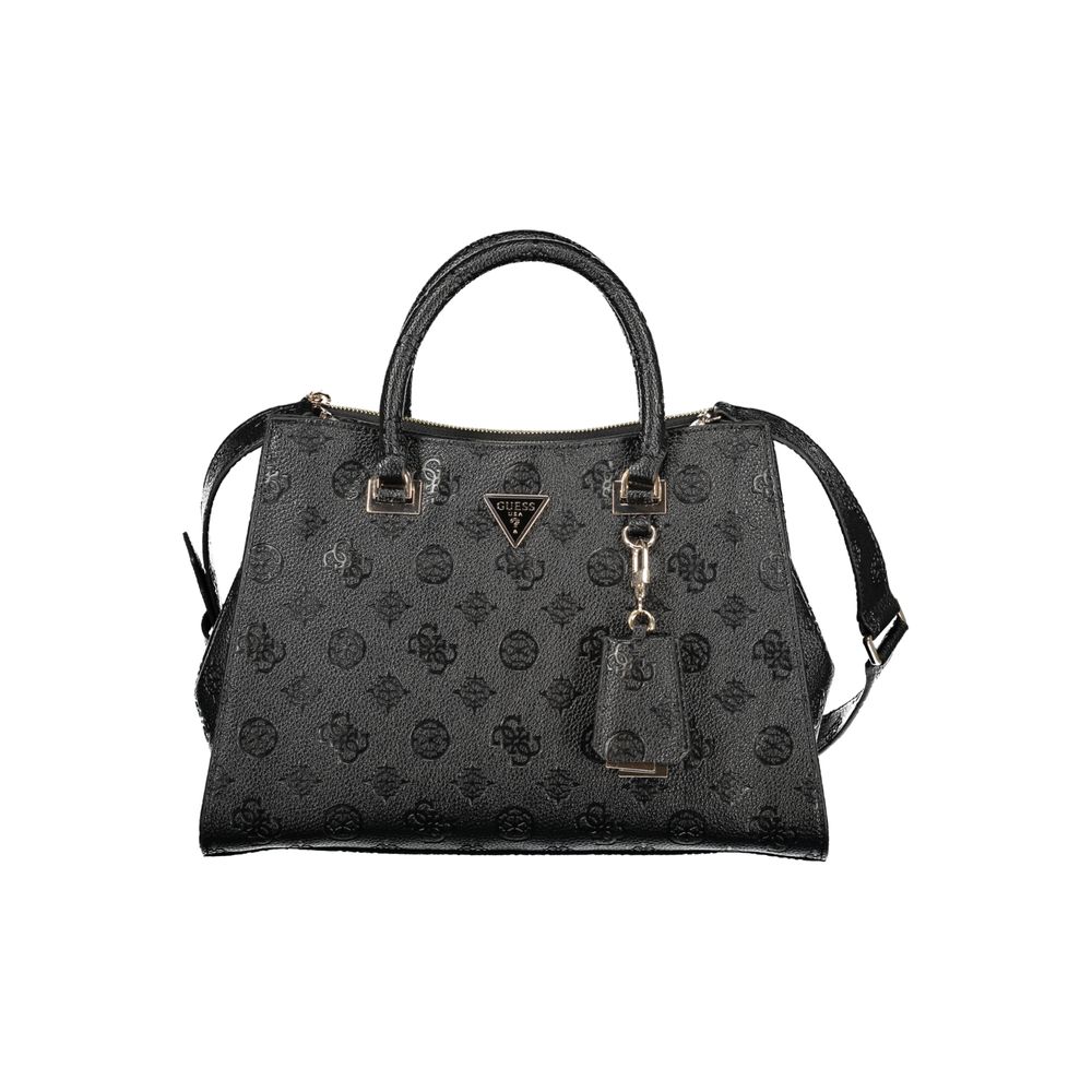 Handtasche aus schwarzem Polyethylen