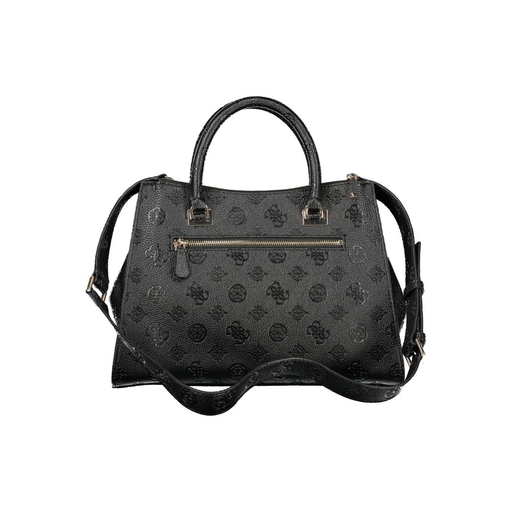 Handtasche aus schwarzem Polyethylen