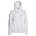 White Cotton Hooded Pullover OVERSIZE Sweater