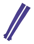Violet Wool Fingerless Elbow Length Mitten Gloves
