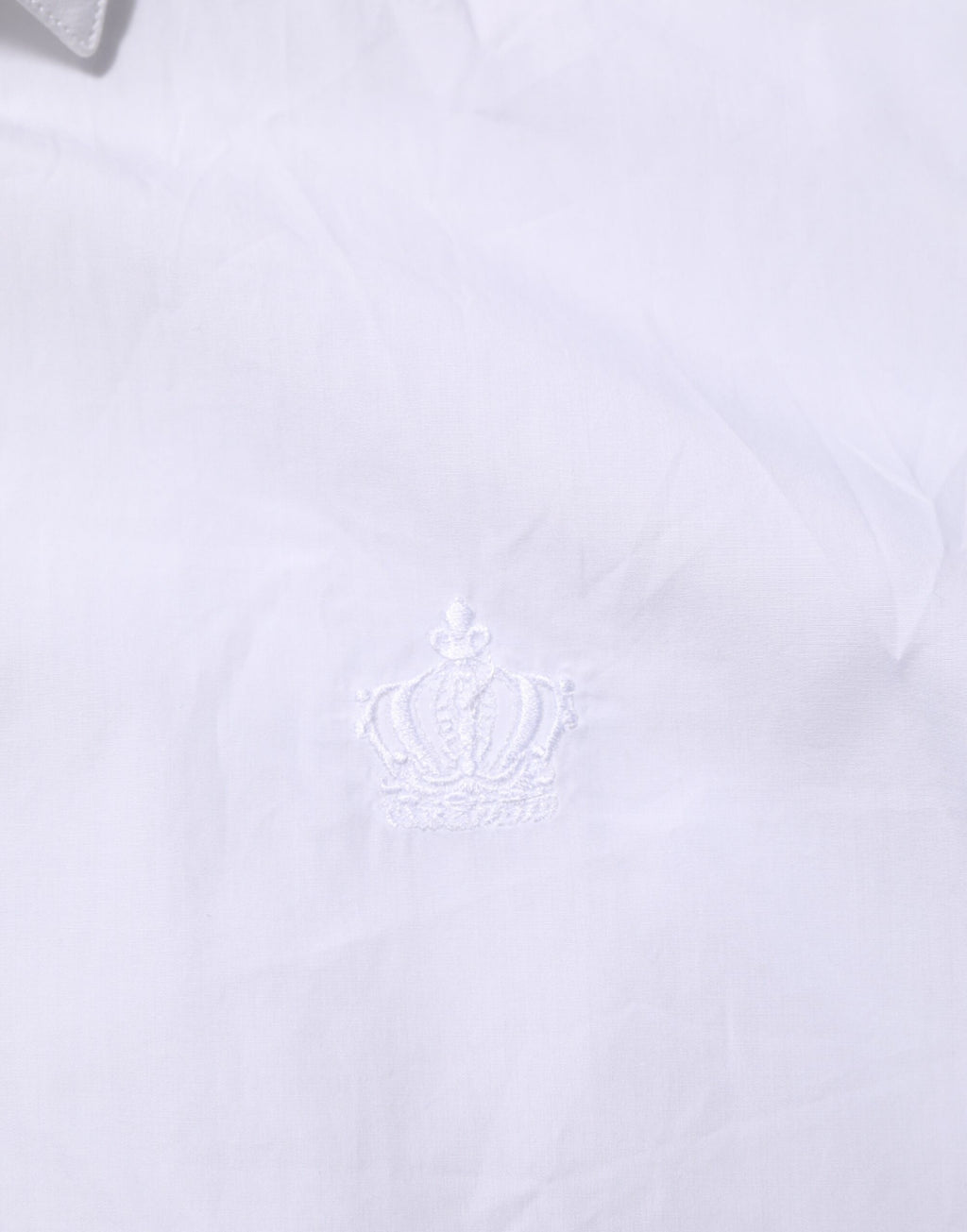 White Cotton Collared Men MARTINI Dress Shirt