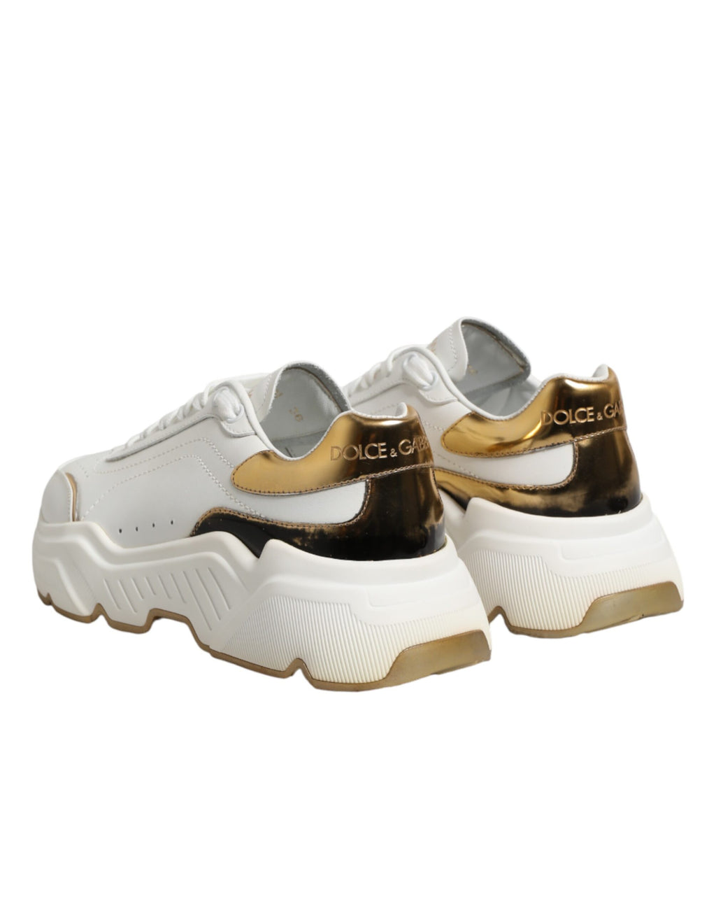 White Gold Daymaster Low Top Sneakers Shoes