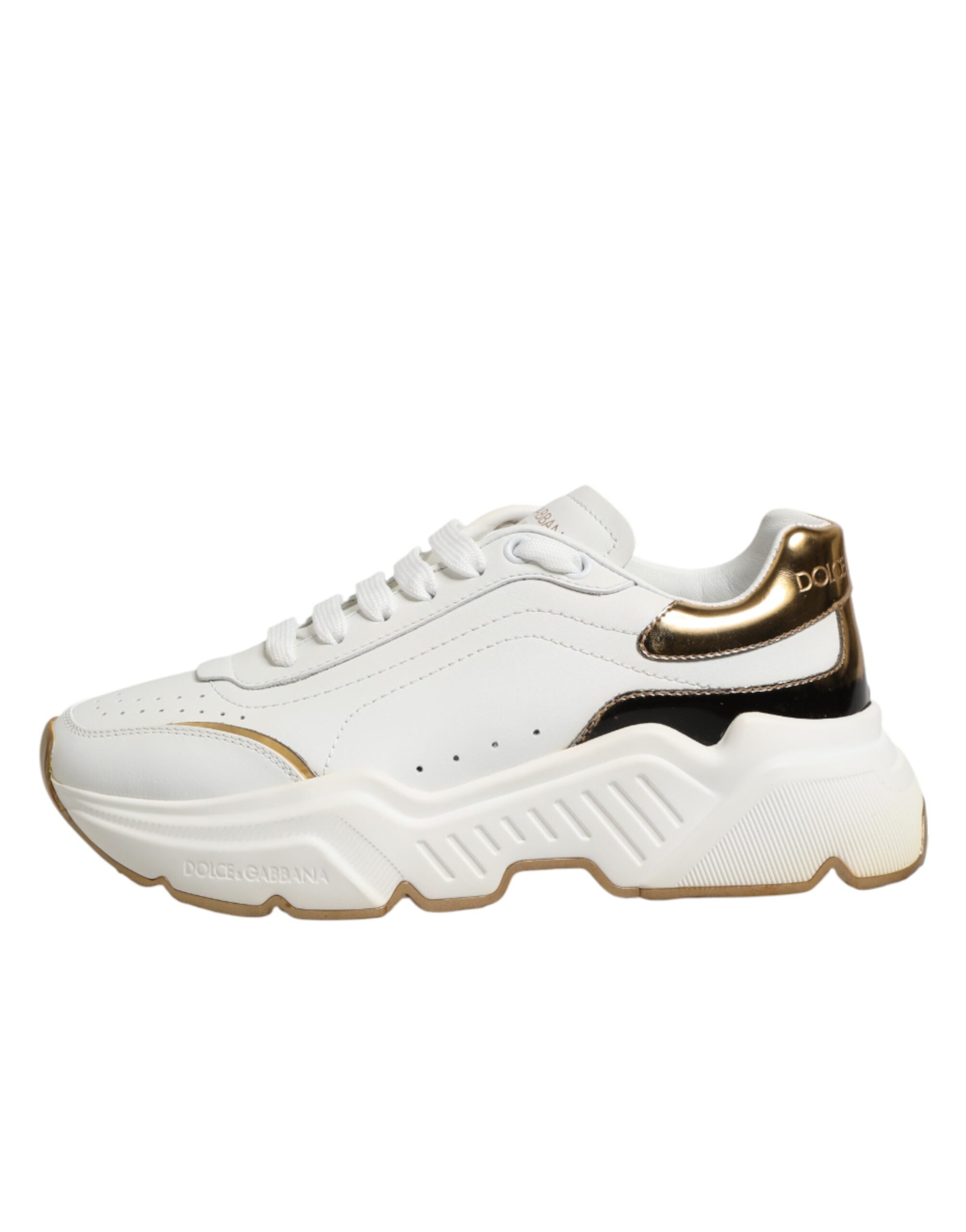 White Gold Daymaster Low Top Sneakers Shoes