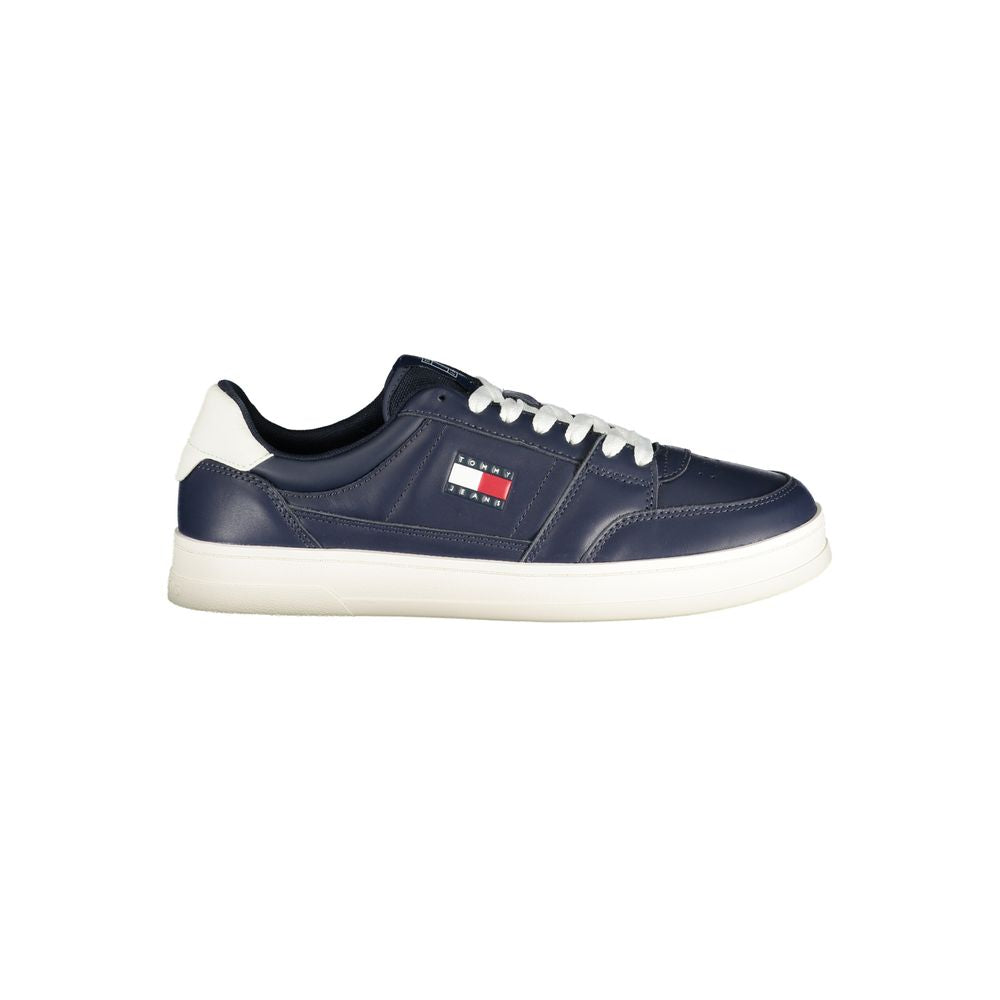 Blauer Polyester-Sneaker