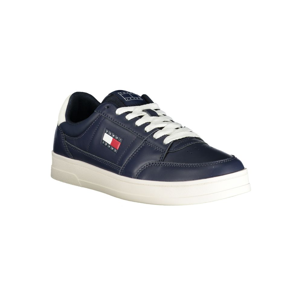 Blauer Polyester-Sneaker