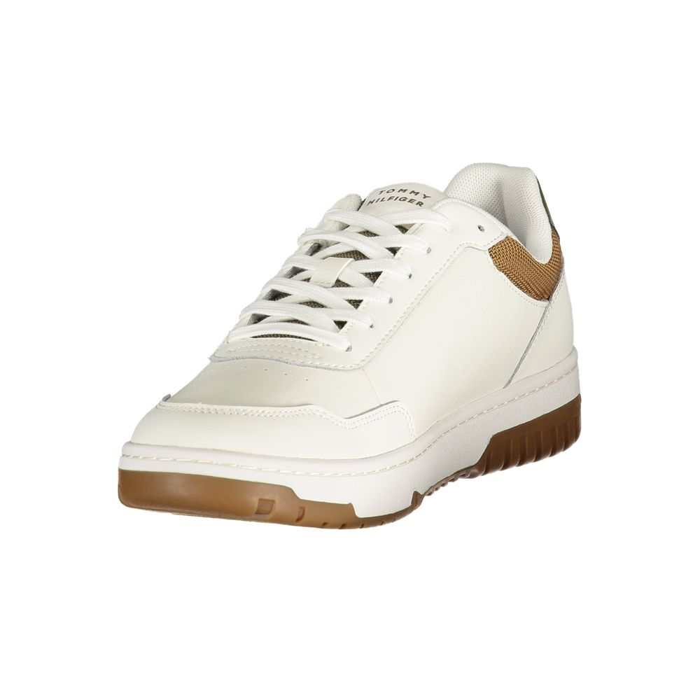 Weißer Polyester-Sneaker