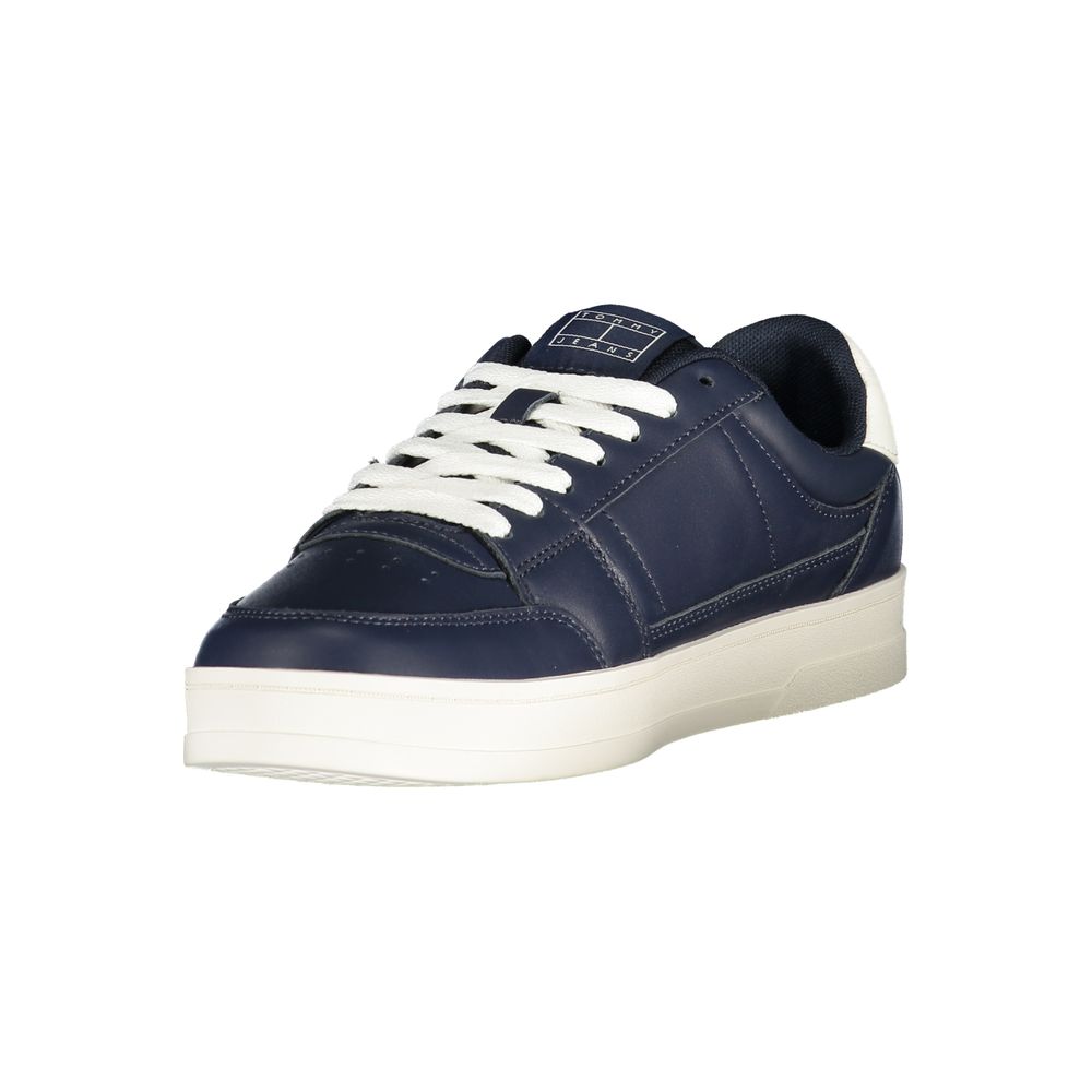 Blauer Polyester-Sneaker