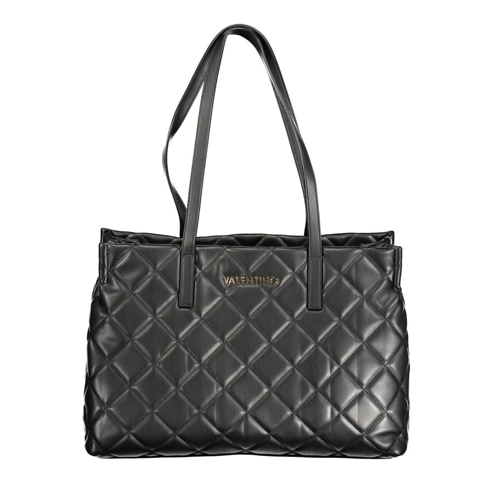 Black Polyurethane Women's Bag