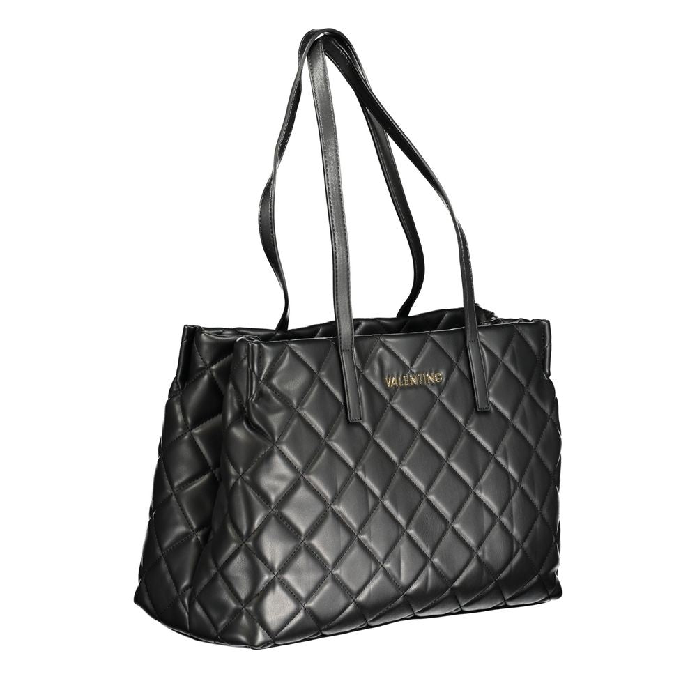 Black Polyurethane Women's Bag