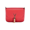 Rosso Poliuretano Women Bag With Removable Strap And Pocket