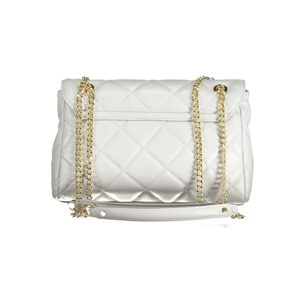 Gray Polyurethane Women's Bag