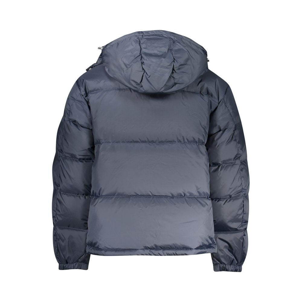 Blaues Polyester-Jackett & Mantel