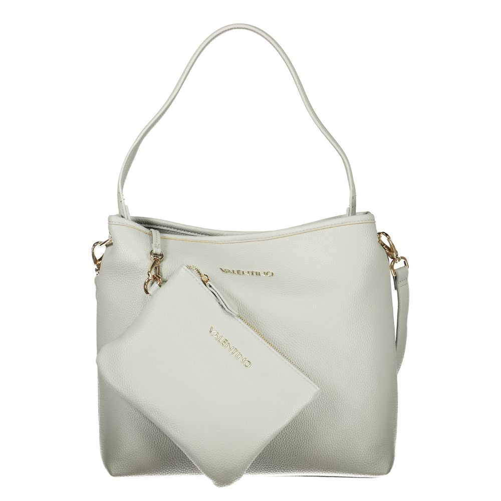 Gray Polyethylene Handbag