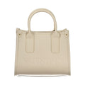 Beige Polyethylene Handbag