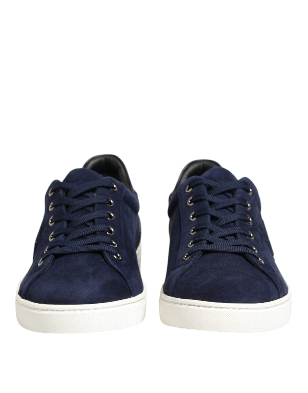 Blaue Wildleder-Sneaker aus Leder