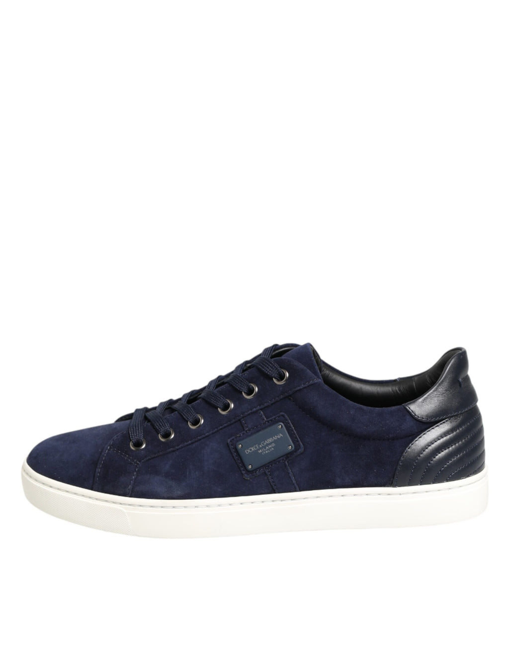 Blaue Wildleder-Sneaker aus Leder