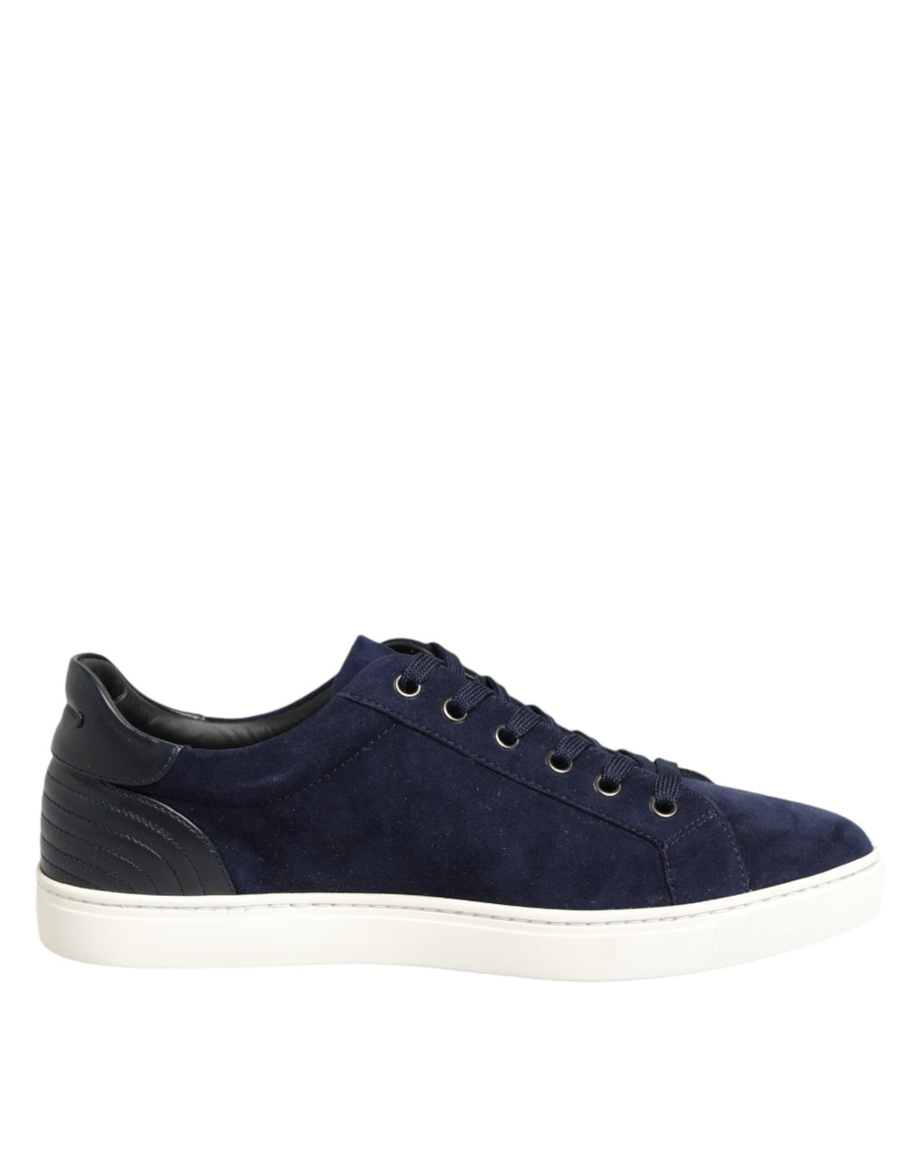 Blaue Wildleder-Sneaker aus Leder