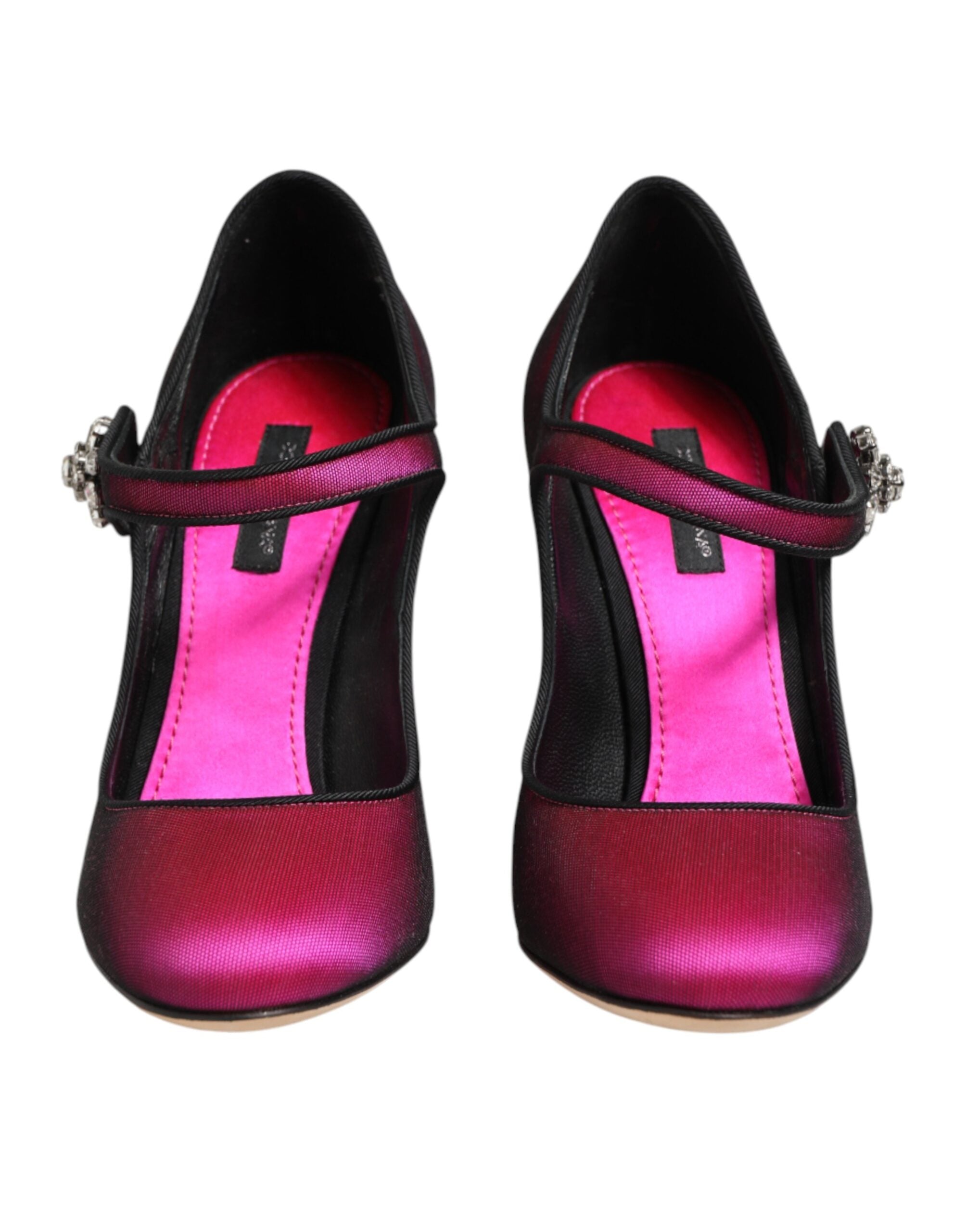 Pink Strass Mary Janes Heels Pumps Shoes