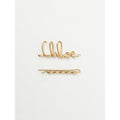 Brown Metal Hair Clip