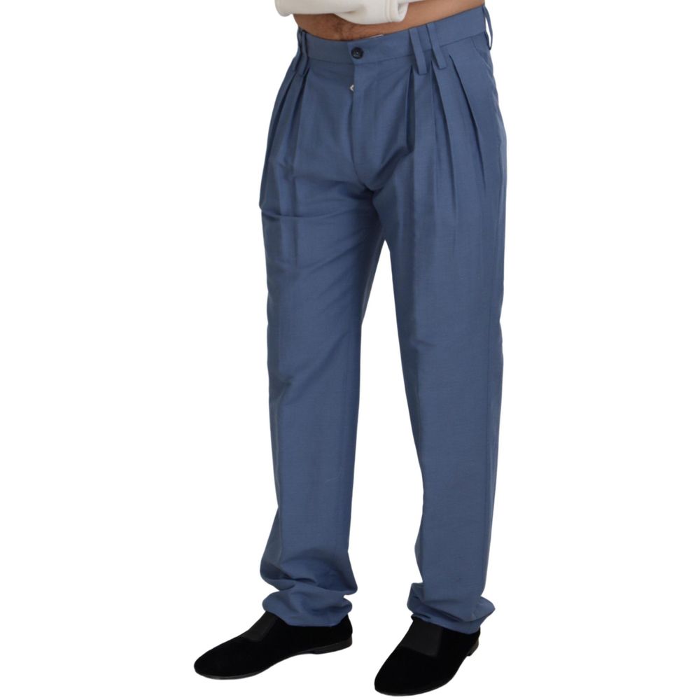 Black Cotton Dress Pants